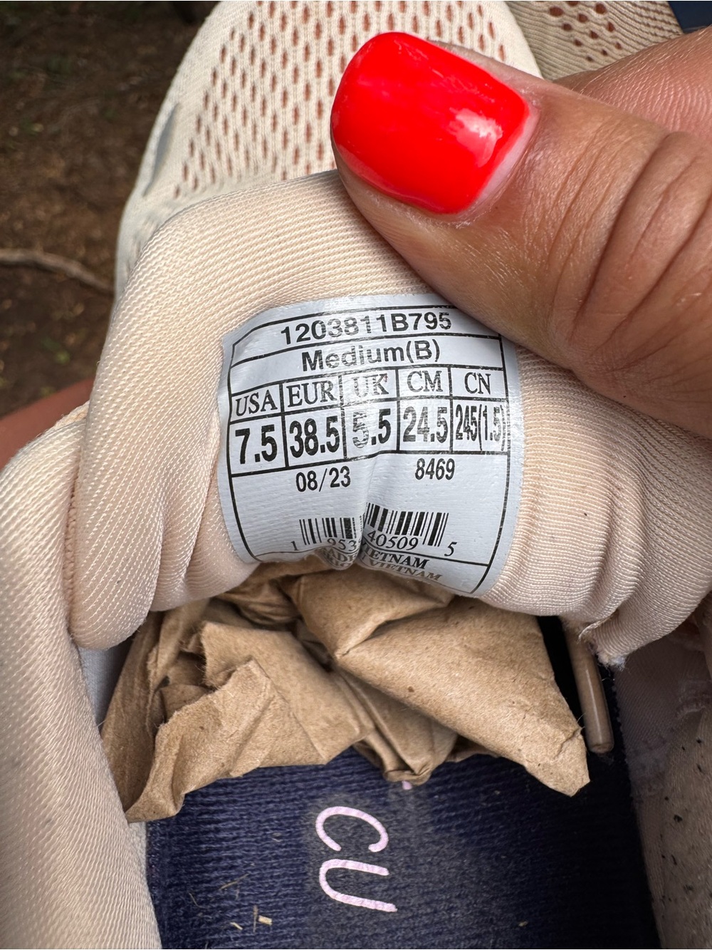 Brooks Adrenaline GTS 23 Women’s Running Shoes Size 7.5 apricot estate blue - Picture 10 of 10